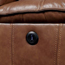  Furniture of America Nogales Power Leather Recliner CM6571-CH-PM IMAGE 3