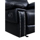  Furniture of America Cavan Leatherette Recliner CM6560BK-CH IMAGE 2