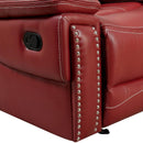  Furniture of America Cavan Leatherette Recliner CM6560RD-CH IMAGE 4