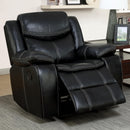  Furniture of America Pollux Leatherette Recliner CM6981-CH IMAGE 2