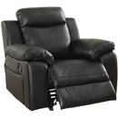  Furniture of America Maryjane Rocker Leatherette Recliner CM6455-CH IMAGE 1