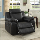  Furniture of America Maryjane Rocker Leatherette Recliner CM6455-CH IMAGE 2