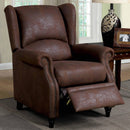  Furniture of America Leona Leatherette Recliner CM-RC6834 IMAGE 2
