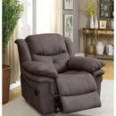  Furniture of America Jaden Fabric Recliner CM-RC6810BR IMAGE 2