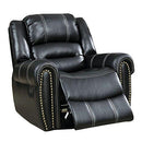  Furniture of America Frederick Glider Leatherette Recliner CM6130CH IMAGE 1
