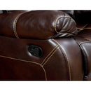  Furniture of America Chancellor Leatherette Recliner CM6788-CH IMAGE 3