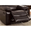  Furniture of America Davenport Leather Match Recliner CM6327-CH IMAGE 3
