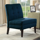  Furniture of America Deandra Stationary Fabric Accent Chair CM-AC6544BL IMAGE 3