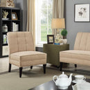  Furniture of America Deandra Stationary Fabric Accent Chair CM-AC6544BG IMAGE 3
