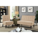  Furniture of America Deandra Stationary Fabric Accent Chair CM-AC6544BG IMAGE 4