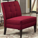  Furniture of America Deandra Stationary Fabric Accent Chair CM-AC6544RD IMAGE 1