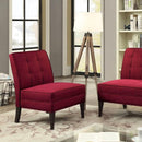  Furniture of America Deandra Stationary Fabric Accent Chair CM-AC6544RD IMAGE 4