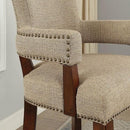  Furniture of America Valladolid Stationary Fabric Accent Chair CM-AC6076-25 IMAGE 3