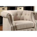  Furniture of America Mel Stationary Fabric Accent Chair CM-AC6185 IMAGE 3