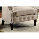  Furniture of America Mel Stationary Fabric Accent Chair CM-AC6185 IMAGE 4