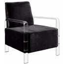  Furniture of America Eloise Stationary Fabric Accent Chair CM-AC6187BK IMAGE 1