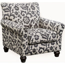  Furniture of America Clea Stationary Fabric Accent Chair CM6139B IMAGE 1
