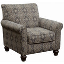  Furniture of America Clea Stationary Fabric Accent Chair CM6139A IMAGE 1