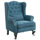  Furniture of America Willow Stationary Fabric Accent Chair CM-AC6271TL-CH IMAGE 1
