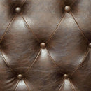  Furniture of America Vaugh Stationary Leather Accent Chair CM-AC6801BR IMAGE 4