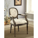  Furniture of America Firth II Stationary Fabric Accent Chair CM-AC6055WT IMAGE 2