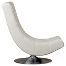  Furniture of America Trinidad Swivel Leather Look Accent Chair CM-AC6912W IMAGE 8