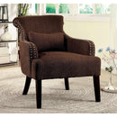  Furniture of America Agalva Stationary Fabric Accent Chair CM-AC6113BR IMAGE 4