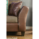  Furniture of America Kaelyn Stationary Leatherette Loveseat SM4080-LV IMAGE 5