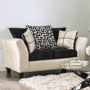  Furniture of America Kaelyn Stationary Leatherette Loveseat SM4070-LV IMAGE 1