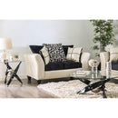  Furniture of America Kaelyn Stationary Leatherette Loveseat SM4070-LV IMAGE 2