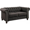  Furniture of America Winifred Stationary Fabric Loveseat CM6342GY-LV-PK IMAGE 1