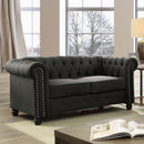  Furniture of America Winifred Stationary Fabric Loveseat CM6342GY-LV-PK IMAGE 2