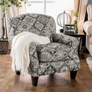  Furniture of America Bernadette Stationary Fabric Accent Chair SM8200-CH-FL IMAGE 1