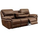  Furniture of America Helga Reclining Fabric Sofa CM6595-SF IMAGE 1