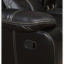  Furniture of America Pollux Reclining Leather Look Loveseat with Console CM6981-LV-CT IMAGE 4