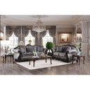  Furniture of America Tabatha Stationary Leatherette Loveseat SM6312-LV IMAGE 6