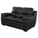  Furniture of America Mirielle Stationary Leather Match Loveseat CM6502-LV IMAGE 1