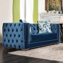  Furniture of America Salvatore Stationary Fabric Loveseat SM2280-LV IMAGE 1