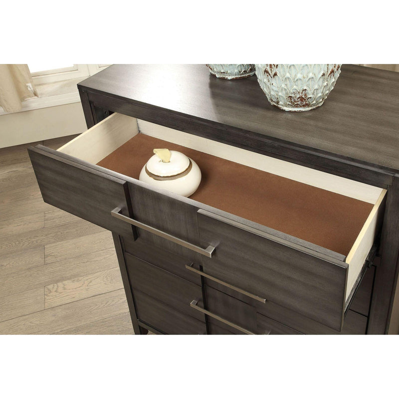 Furniture of America Berenice 5-Drawer Chest CM7580GY-C IMAGE 3