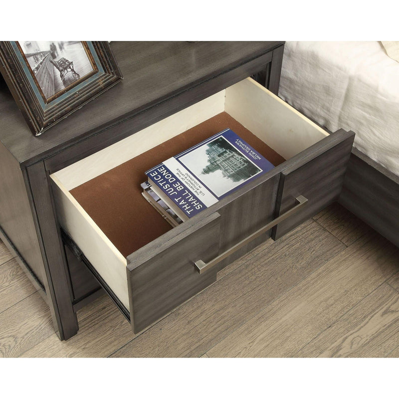 Furniture of America Berenice 2-Drawer Nightstand CM7580GY-N IMAGE 3