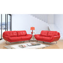  Furniture of America Reanna Stationary Leatherette Sofa CM6414RD-SF IMAGE 5