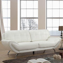  Furniture of America Reanna Stationary Leatherette Sofa CM6414WH-SF IMAGE 2