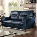  Furniture of America Nichola Stationary Leatherette Loveseat CM6008BL-LV IMAGE 2