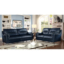  Furniture of America Nichola Stationary Leatherette Loveseat CM6008BL-LV IMAGE 5