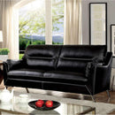  Furniture of America Nichola Stationary Leatherette Sofa CM6008BK-SF IMAGE 3