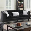  Furniture of America Manuela Stationary Fabric Sofa CM6145BK-SF IMAGE 2