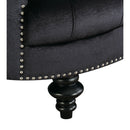  Furniture of America Manuela Stationary Fabric Loveseat CM6145BK-LV IMAGE 2