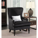  Furniture of America Manuela Stationary Fabric Accent Chair CM6145BK-CH IMAGE 2