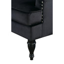  Furniture of America Manuela Stationary Fabric Accent Chair CM6145BK-CH IMAGE 3