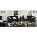  Furniture of America Manuela Stationary Fabric Accent Chair CM6145BK-CH IMAGE 4